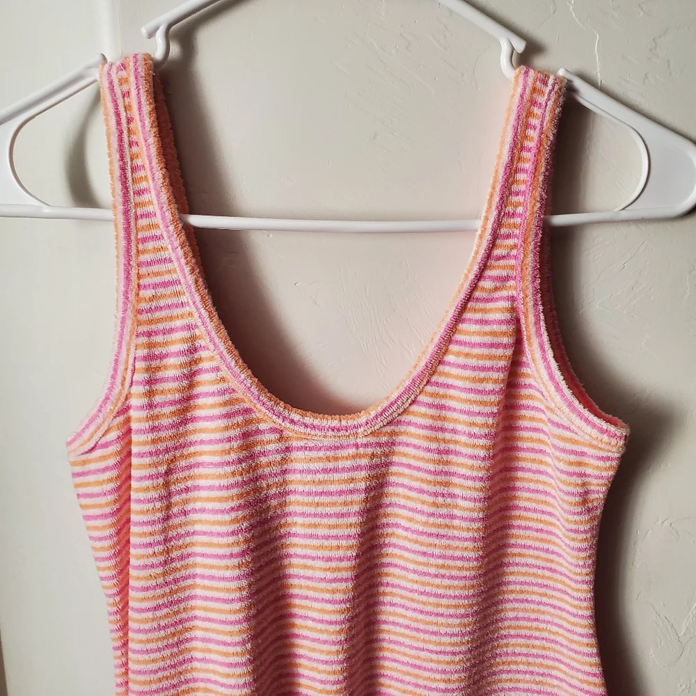 Lilly Pulitzer Terrycloth Pink Mini Dress Swim Cover Up Summer - Picture 4 of 11